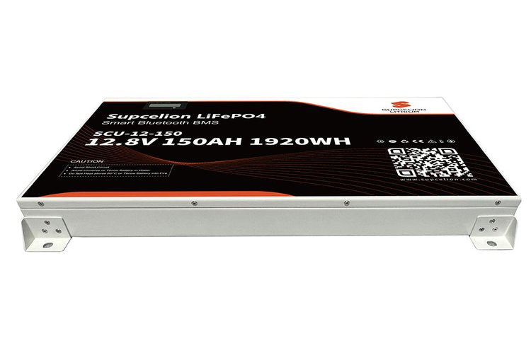 Supcelion 12.8V150Ah Slimline Lithium Battery with Bluetooth