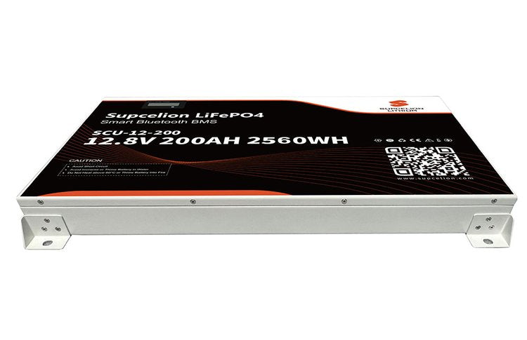 Supcelion 12.8V 200Ah Slimline Deep Cycle Lithium Battery