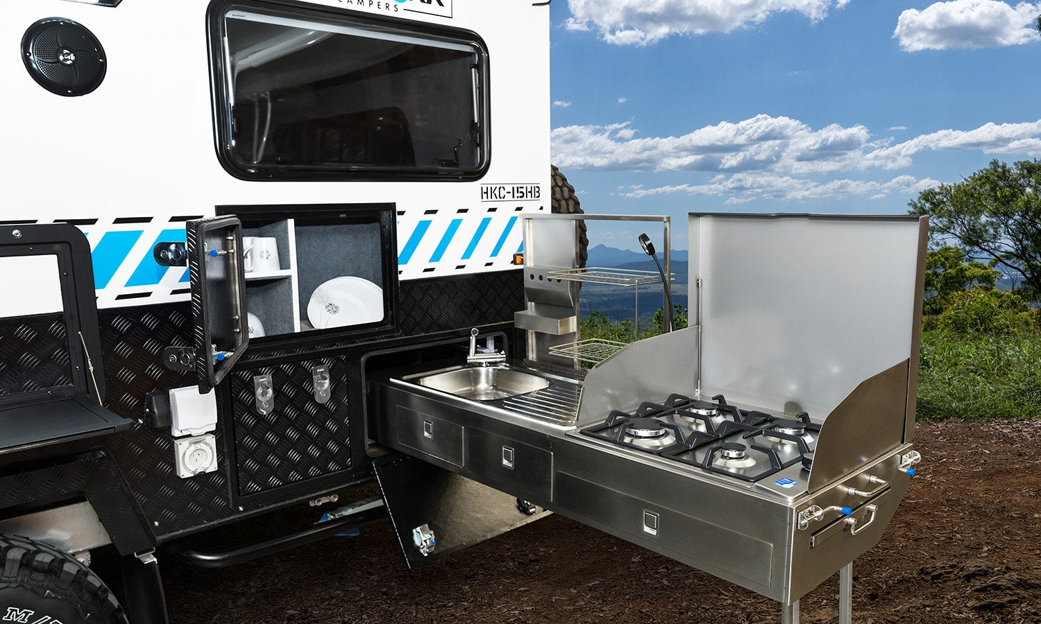 Outback Xplorer HKC15hb 15ft Off Road Hybrid Caravan — Image 29 — Roam Offroad