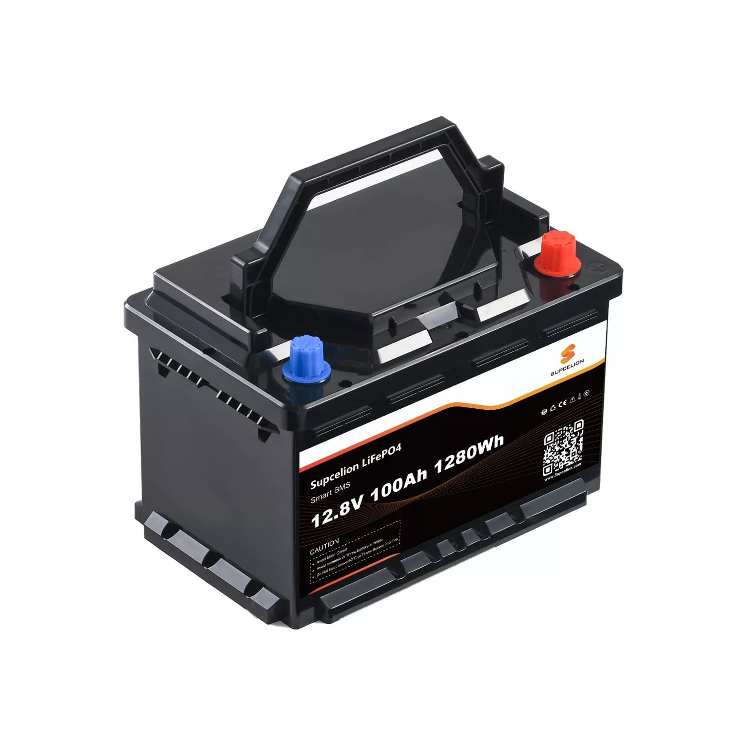 Supcelion 12.8V 100Ah Lithium Battery with Bluetooth