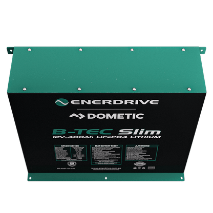 ENERDRIVE B-TEC 12V 400Ah SLIMLINE LITHIUM BATTERY EPL-400BTM-12V