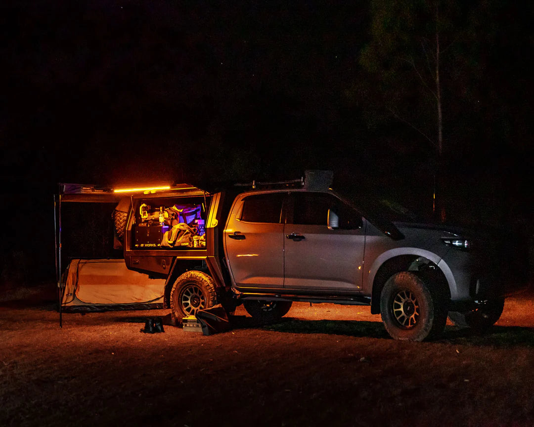 Hardkorr 4-Bar Tri-Colour LED Camp Light Kit