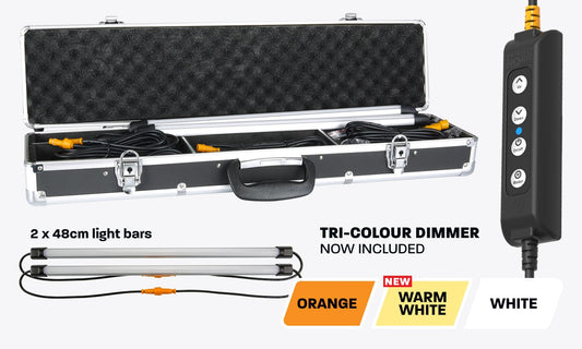 Hardkorr 2 Bar Tri-Colour LED Camp Light Kit