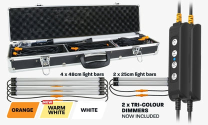 Hardkorr 6 Bar Tri-Colour LED Camp Light Kit