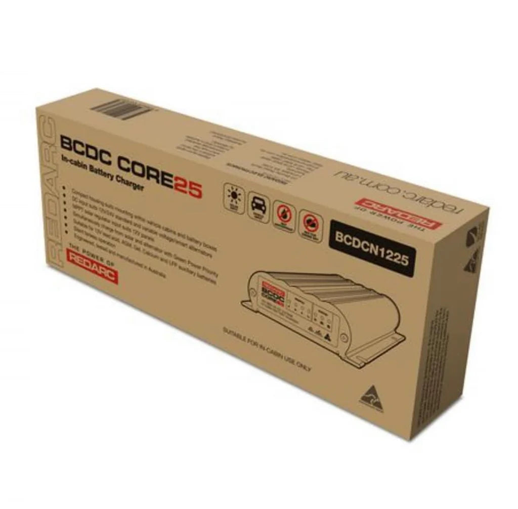 REDARC BCDC CORE IN-CABIN 25A DC BATTERY CHARGER BCDCN1225