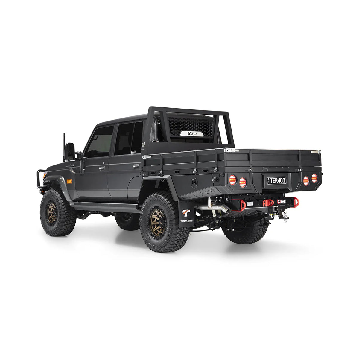 Xgo Rear Bar TERALUME XGO ALUMINIUM 79 SERIES DUAL CAB – ROAM OFFROAD