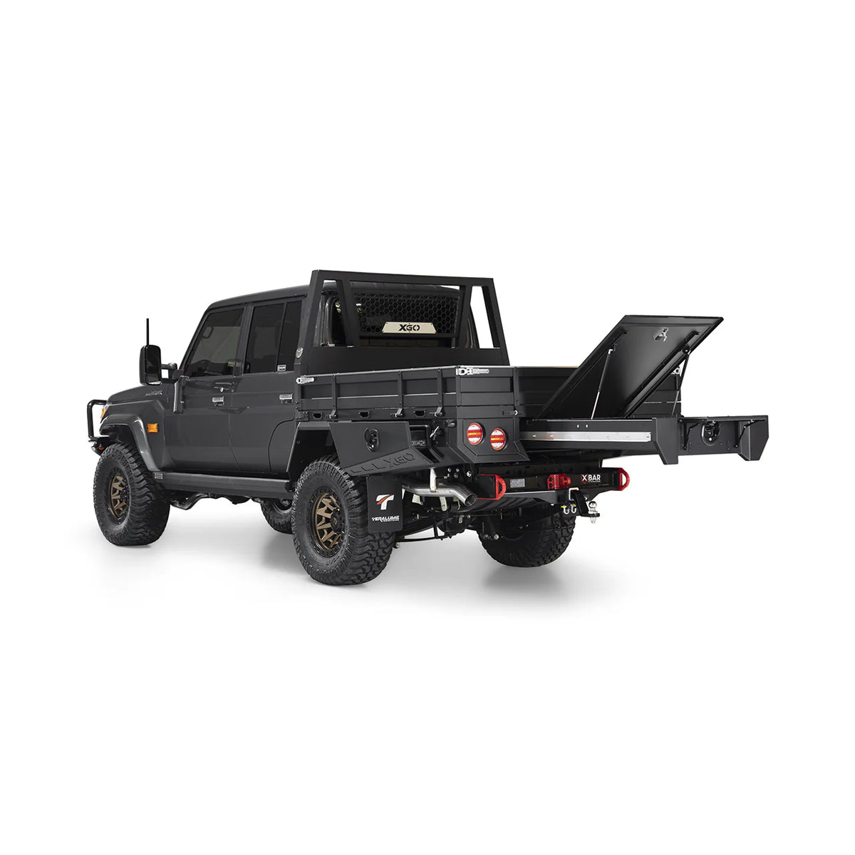 Xgo Rear Bar TERALUME XGO ALUMINIUM 79 SERIES DUAL CAB – ROAM OFFROAD